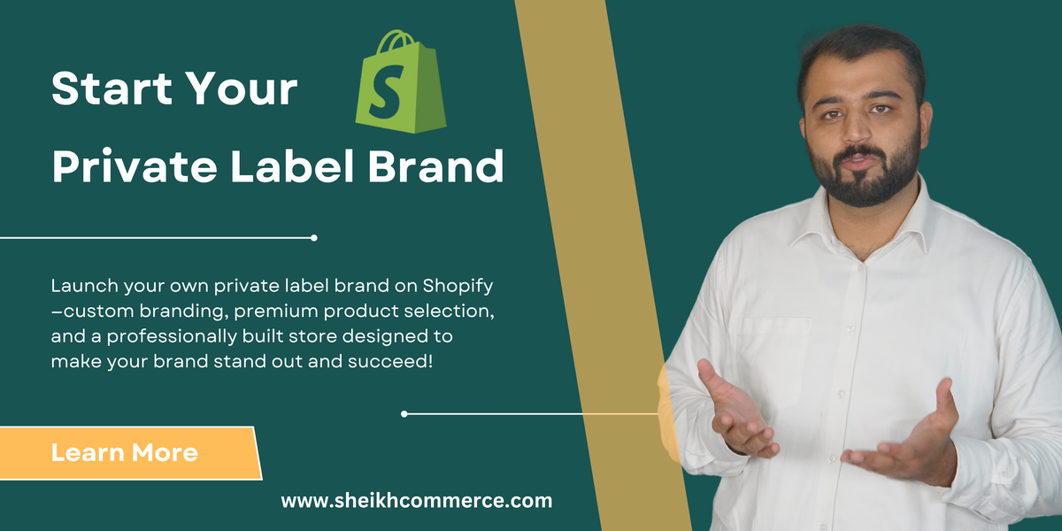 Want to start your brand (Private label) on Shopify